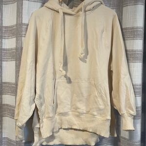 American Eagle Outfitters Cream Hoodie